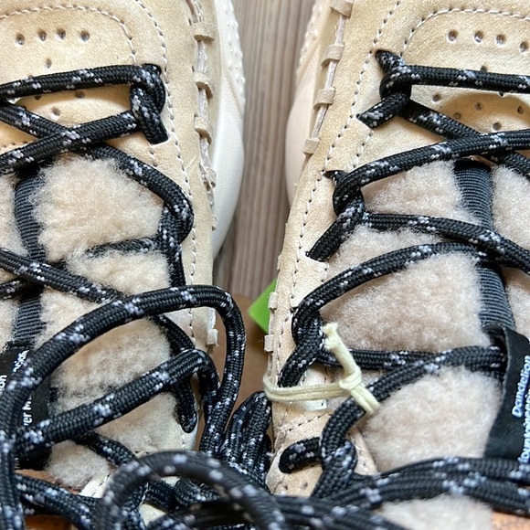 Free People Flower Mountain Everest Shearling Sneakers  Morican Beige NWT - Picture 13 of 15